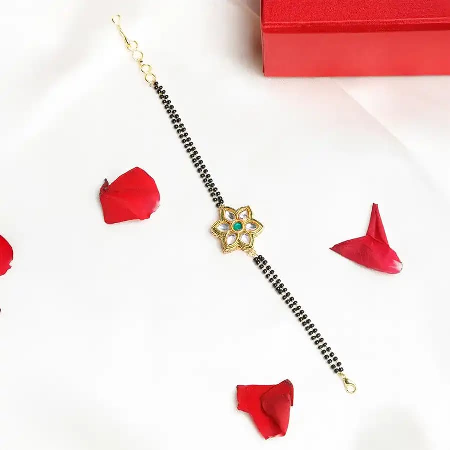 Sophisticated Kundan Bracelet Mangalsutra