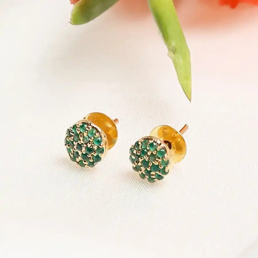 Timeless Green Studs