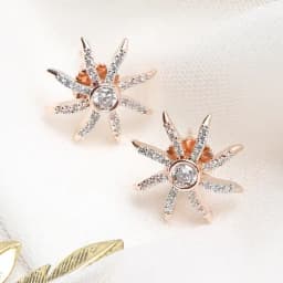 Stunning Star Diamond Earrings 1