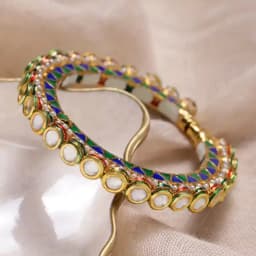 Traditional Meenakari Charm Bangle 1
