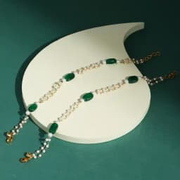 Starlit Kundan Anklet Pair 1