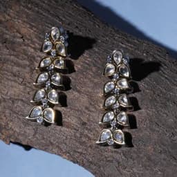 Luxe Long Kundan Earrings 1