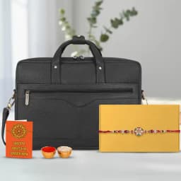 Chic Rakhi N Laptop Bag Duo 1