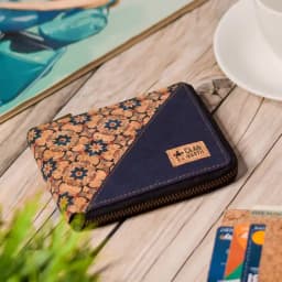 Remarkable Eco Friendly Finch Printed Cork Strapped Wallet 1