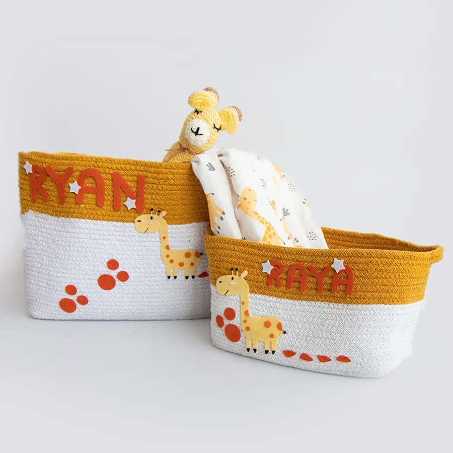 Stylish Cotton Rope Baskets Set