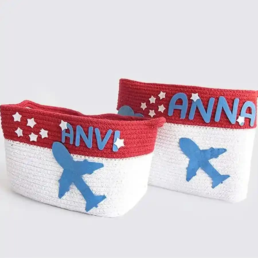 Fancy Cotton Rope Baskets Combo