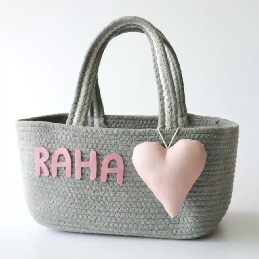 Magnificent Storage Basket with Heart