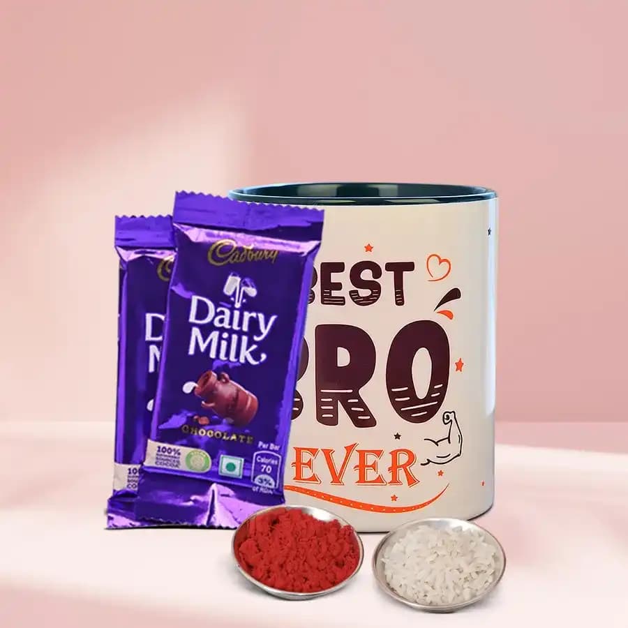 Coffee Mug with Twin Cadbury