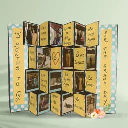 Mesmerizing Personalized Zig Zag Photo Card 1