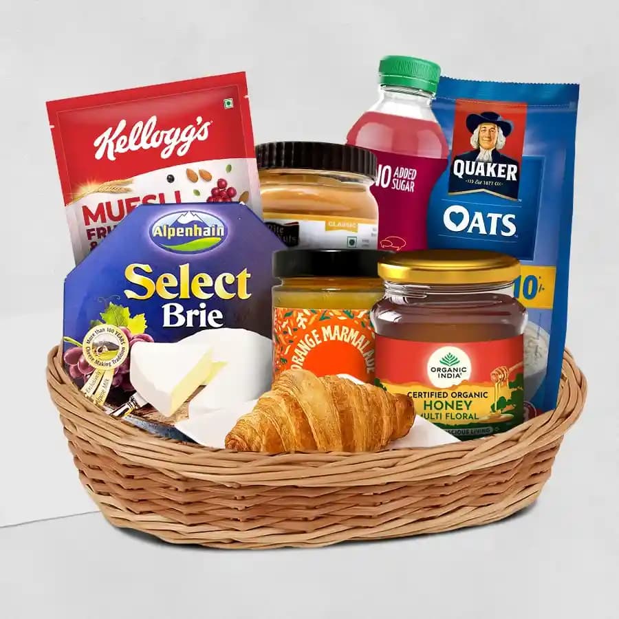 Gourmet Delight Picnic Basket