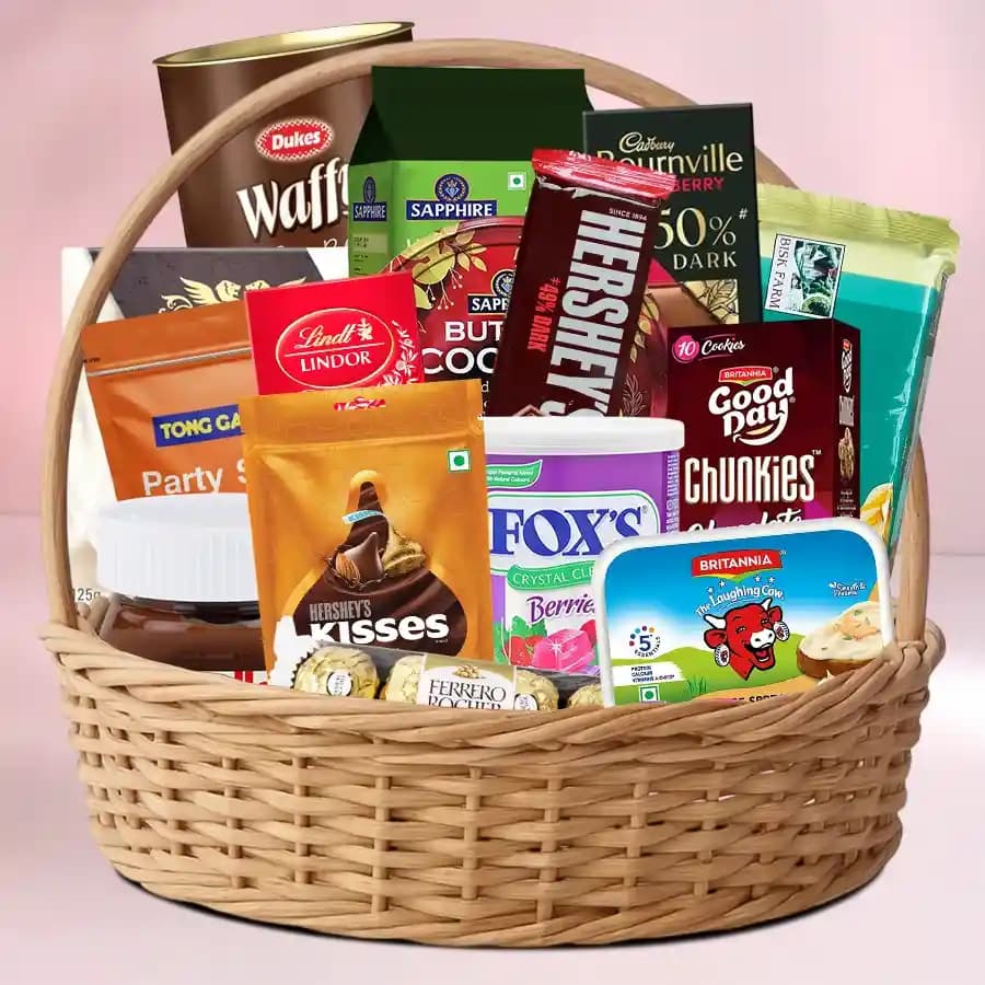 Deluxe Dad's Gourmet Basket Surprise