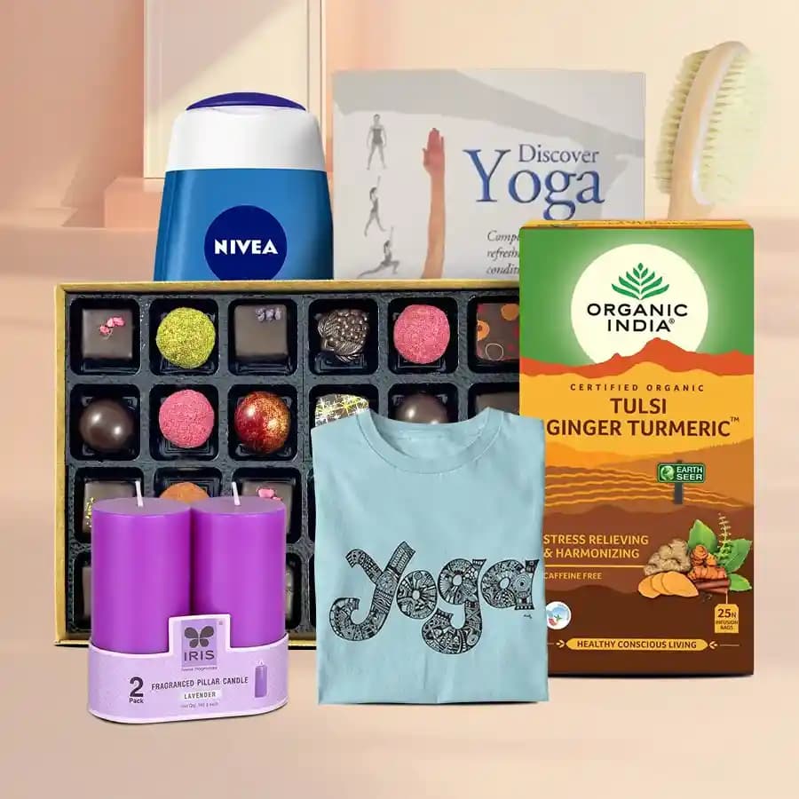 Serene Wellness Gift Set with Yoga Essentials