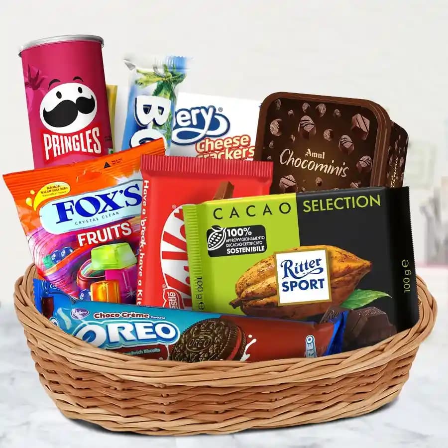 Gourmet Delight Snack Basket