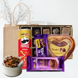 Gourmet Delight Chocolate Basket 1