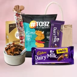 Gourmet Delight Basket with Artisan Chocolates 1