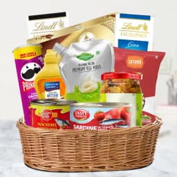 Savory Seafood Feast Basket 1