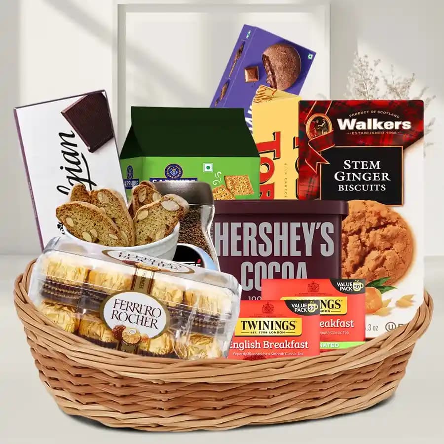Gourmet Delight Snack Basket