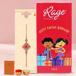 Personalized Chocolaty Wishes for Rakhi 1