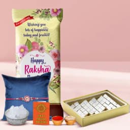 Super Cool Personalized Chocolates with Fancy Rakhi 1