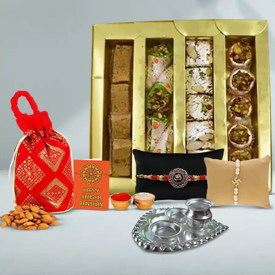 Yummy Sweets N Auspicious Rakhi