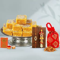 Lovely Sweets with Bhaiya Bhabhi Rakhi 1