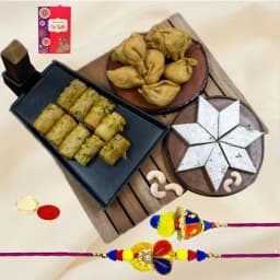 Sweets n Snack Plunge with Roll Baklawa N Bhai Bhabhi Rakhi 1