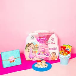 Classic Fashion N Chocolates with Peppa Pig Rakhi 1