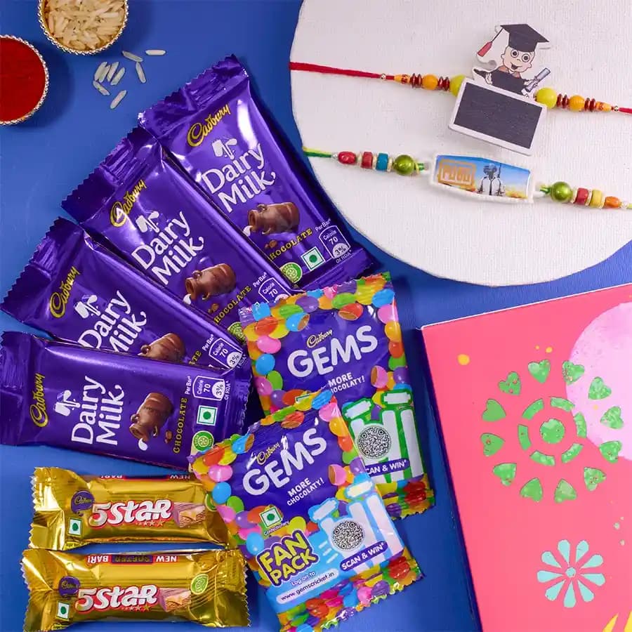 Beautiful Kids Rakhi N celebrations Combo