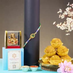 Amazing Ganesha Rakhi N Assorted Gifts Set 1