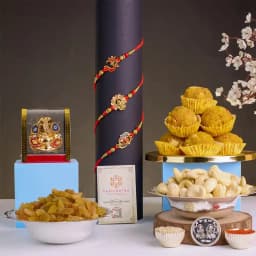 Sacred Rakhi N Treats Combo 1
