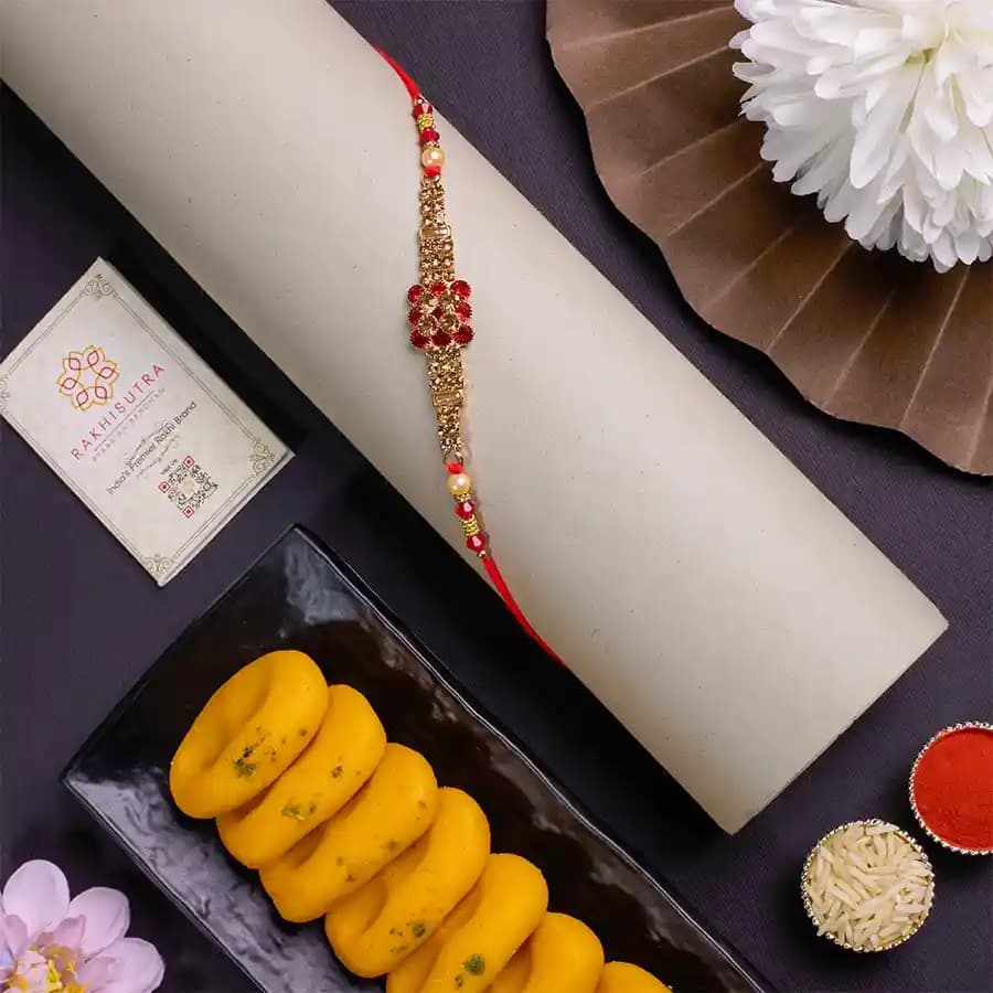 Rakhi N Kesar Peda Delight Combo