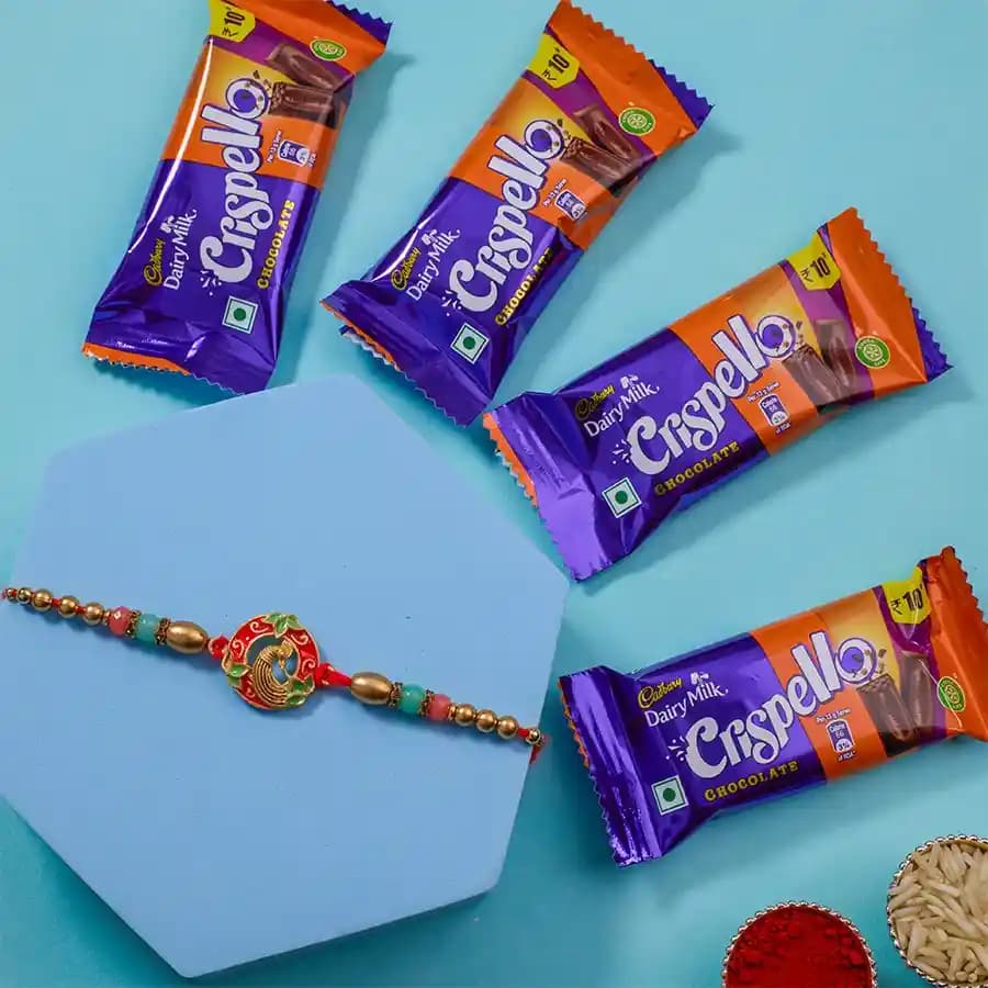 Raksha Bandhan Joy Rakhi N Crispello Combo