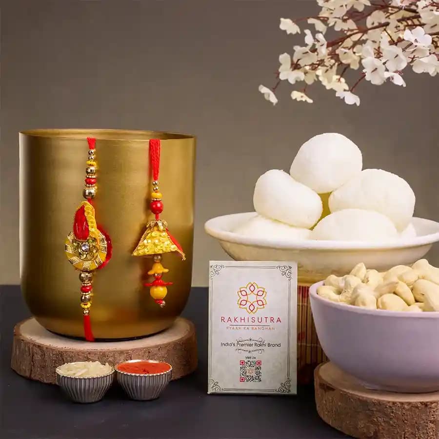 Bhai Bhabhi Rakhi Delight Combo