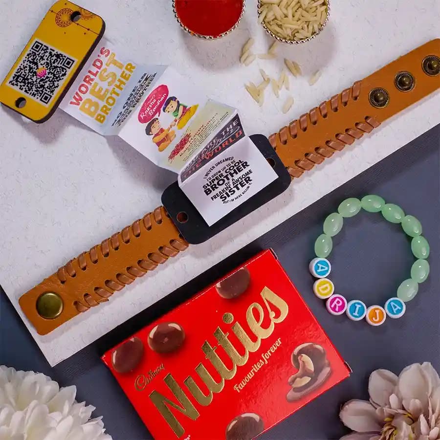 Cherished Moments Rakhi Combo