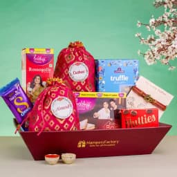 Ultimate Rakhi Indulgence Gift Basket 1