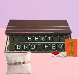 Best Brother Chocolate and Rakhi Combo 1