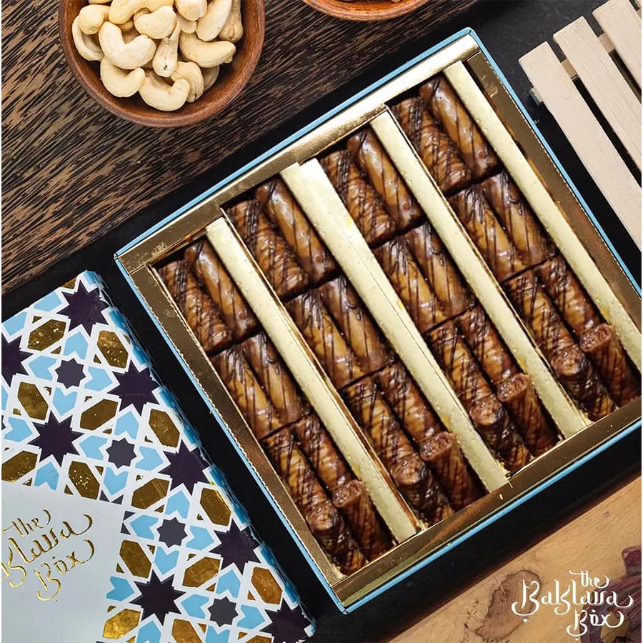 Lavish Chocolate Finger Baklava Box