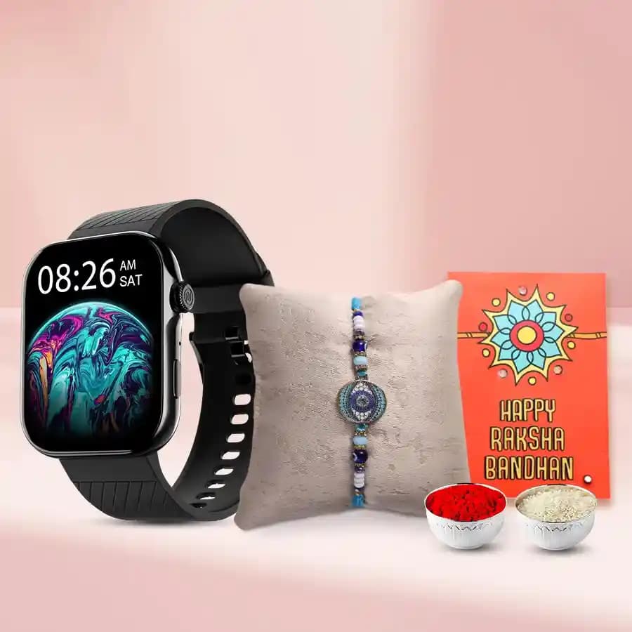 Exclusive Rakhi and Smartwatch Duo for Siblings