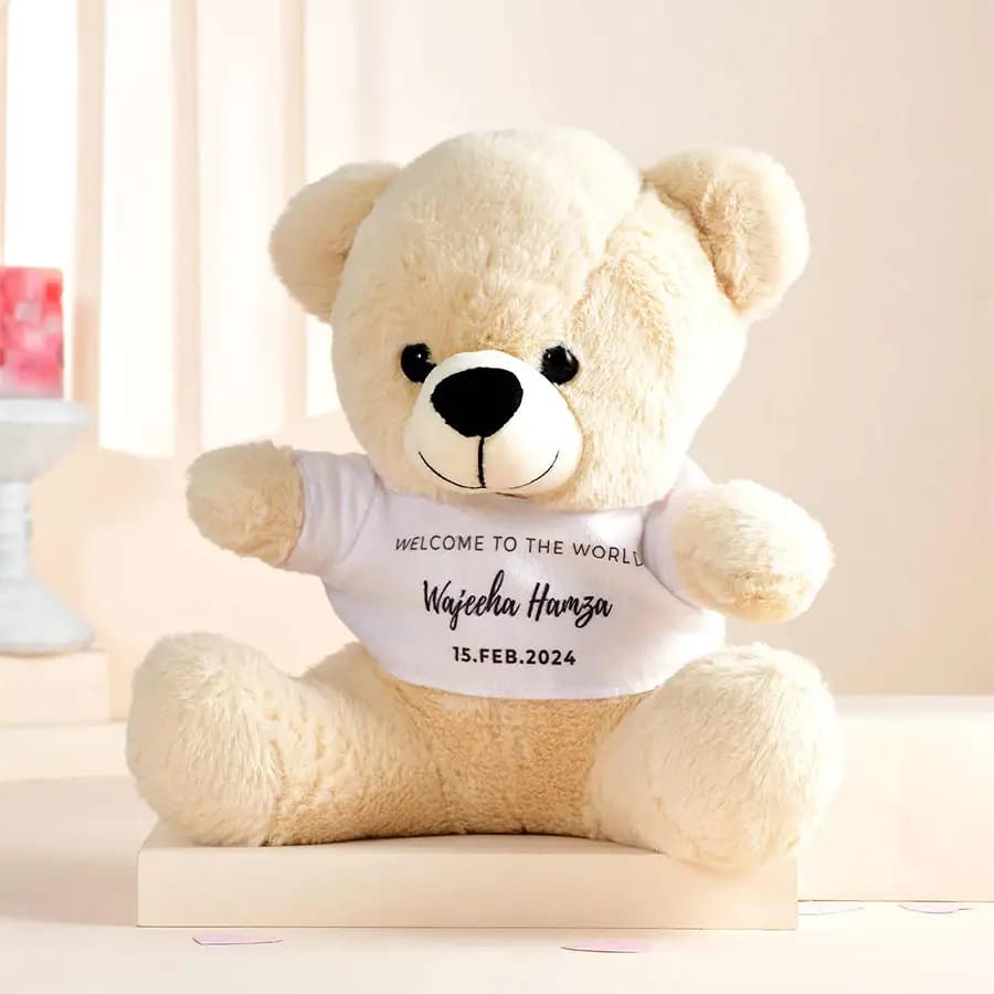 Customizable Birth Celebration Teddy