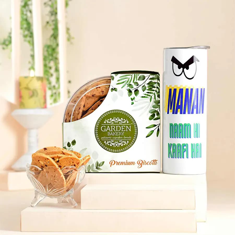 Luxury Custom Flask & Almond Delight