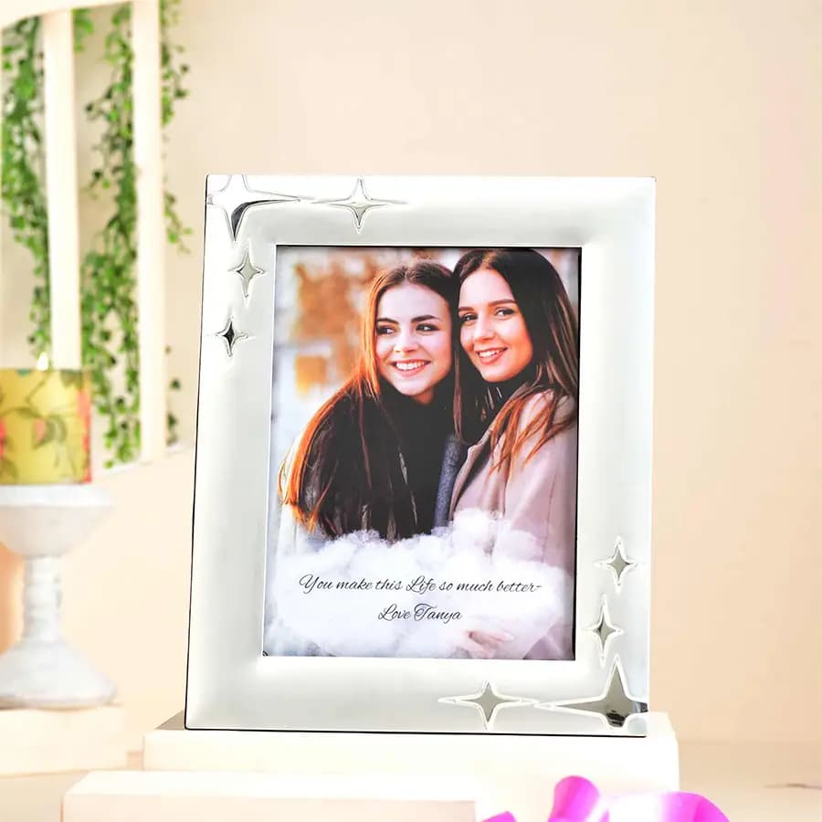 Elegant Morning Dew Gift Set with Silver Frame