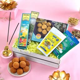 Divine Incense N Sweets Diwali Hamper 1