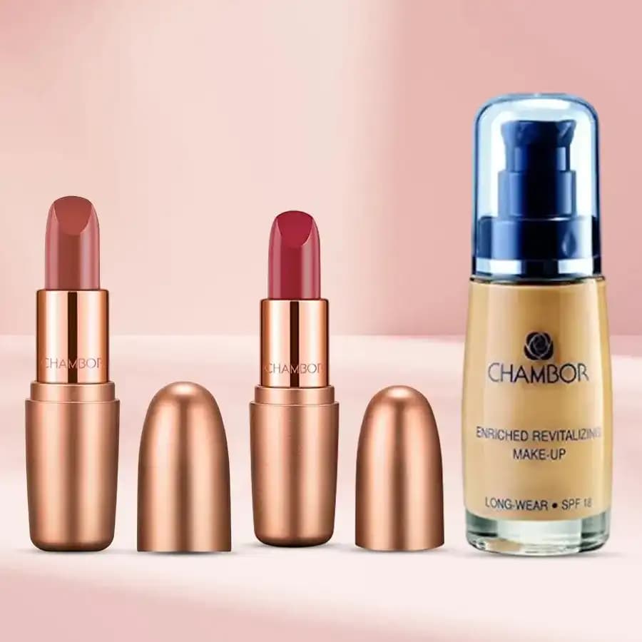 Marvelous Chambor Make Up N Matte Lipstick Set