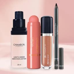 Exclusive Chambor Smoky Eyes With Lipstick N Skin Makeup 1