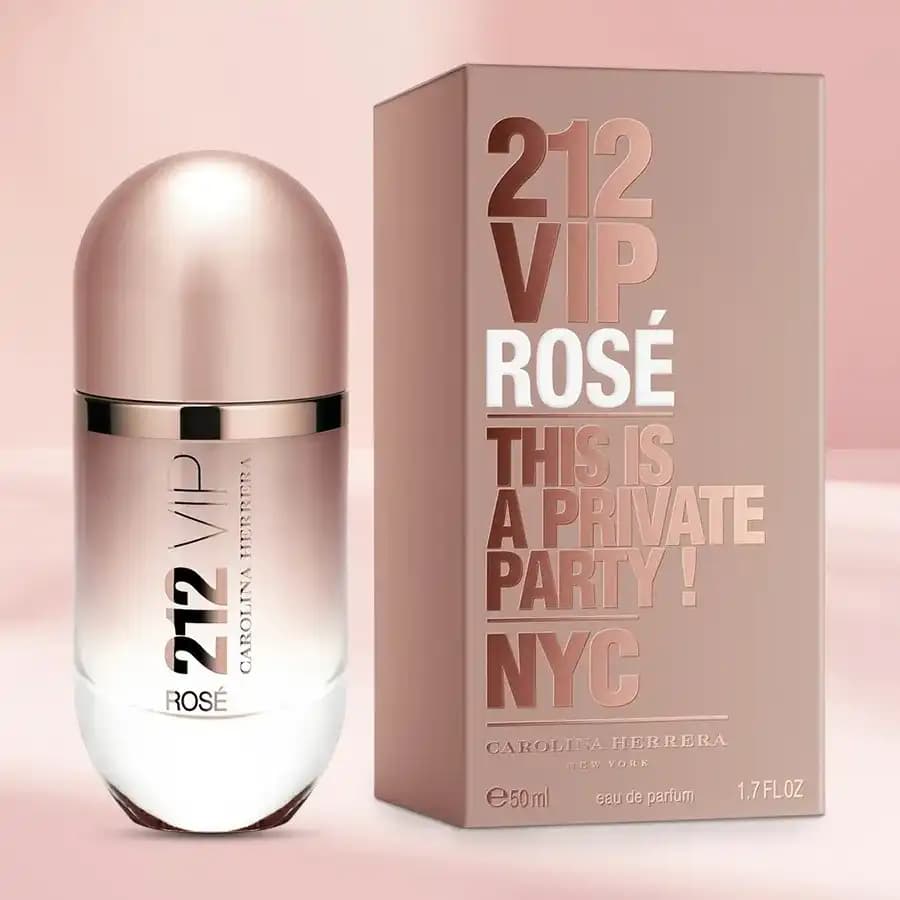 Charismatic Gift of Carolina Herrera 212 VIP Rose Eau De Perfume for Her
