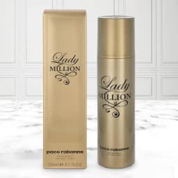 Delightful Gift of Paco Rabanne Lady Million Deodorant Spray 1