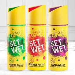 Enthralling Pack of 3 Set Wet Deodorant Spray Perfume 1