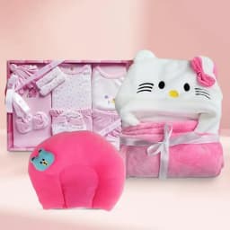 Pretty in Pink Baby Gift Set 1