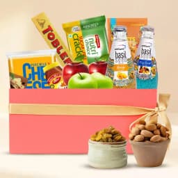 Enticing Box of Fresh Fruits N Assortments 1