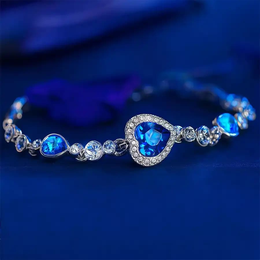 Pretty Heart Crystal Bracelet